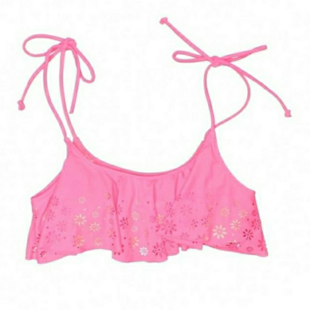 Pink swim top